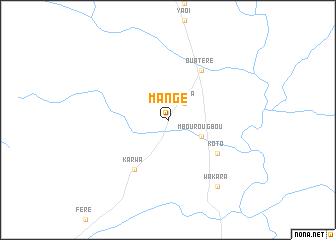 map of Mangé