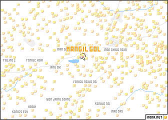 map of Mangil-gol