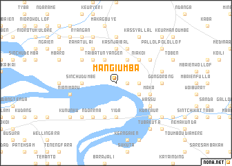 map of Mangiumba