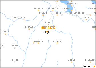 map of Mangiza