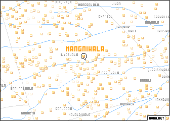 map of Mangnīwāla