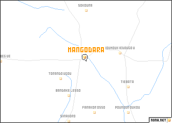map of Mangodara