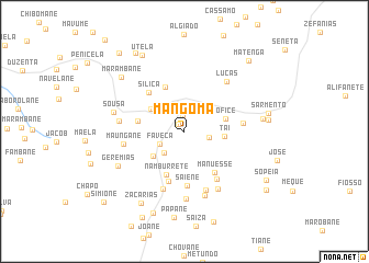 map of Mangoma