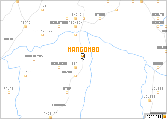 map of Mangombo