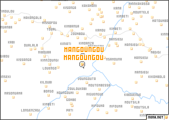 map of Mangoungou