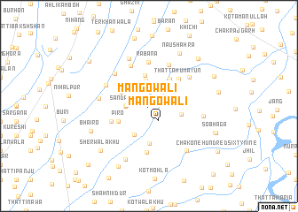 map of Mangowāli