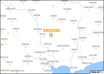 map of Mangsan