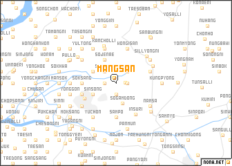 map of Mangsan