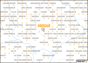 map of Mangua