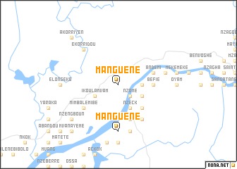 map of Manguéné