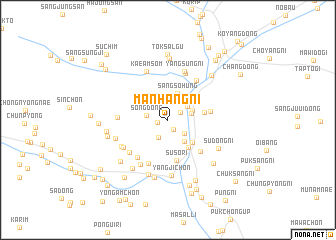 map of Manhang-ni
