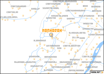 map of Manharah
