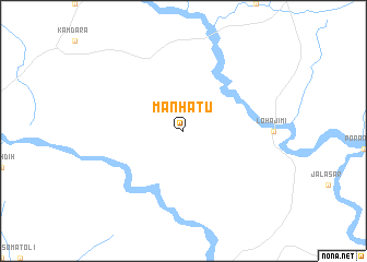 map of Manhātu