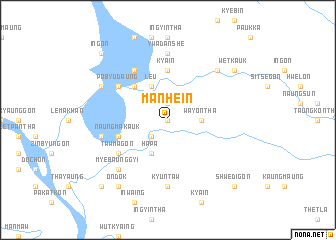 map of Manhein