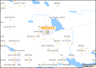 map of Manhem