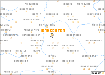 map of Mān Hkamtan