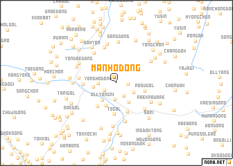 map of Manho-dong