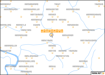 map of Mān Ho-mawn