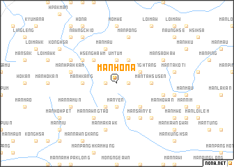 map of Mān Ho-na