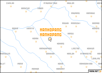 map of Mān Ho-pang