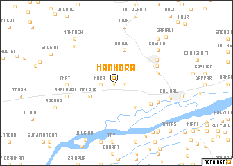 map of Manhora