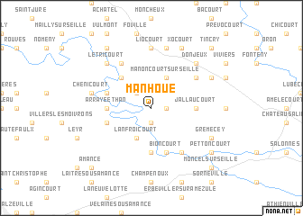 map of Manhoué