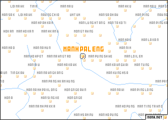 map of Mān Hpa-leng