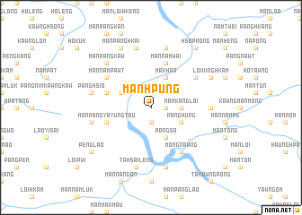 map of Mān Hpung