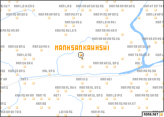 map of Mān Hsankawhswi