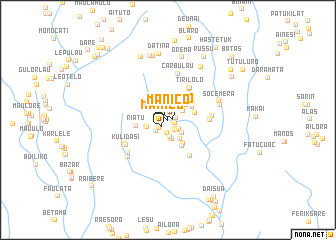 map of Manico