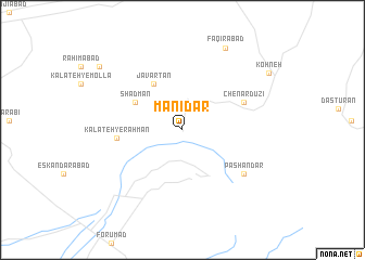 map of Manīdar