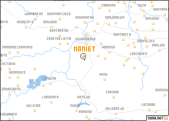 map of Maniet