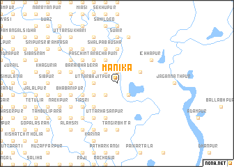 map of Manika
