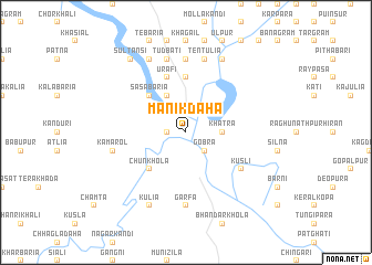 map of Mānikdaha