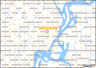 map of Mānikmina