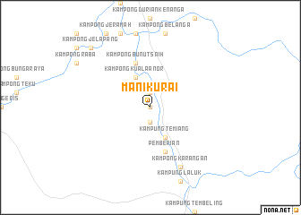 map of Manik Urai