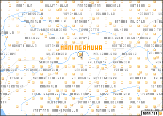 map of Maningamuwa