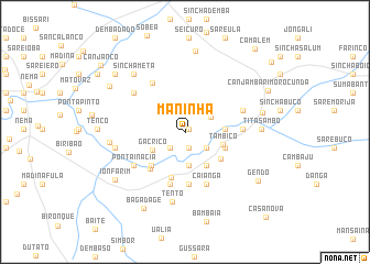 map of Maninhã