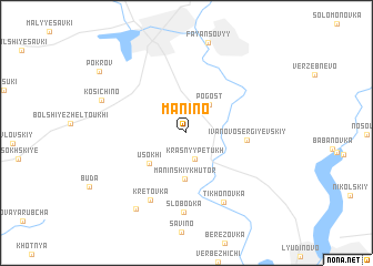 map of Manino