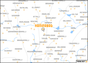 map of Manīrābād