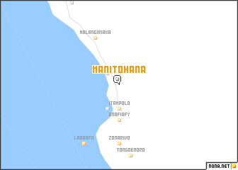 map of Manitohana