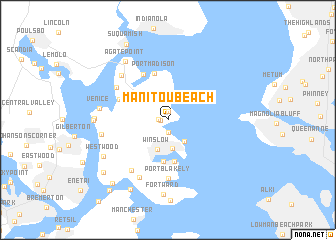 map of Manitou Beach