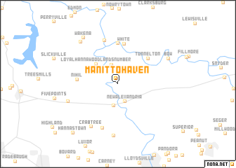 map of Manitto Haven