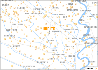 map of Ma‘nīyā