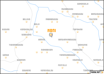 map of Mani