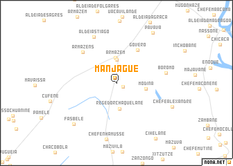 map of Manjague