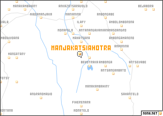 map of Manjakatsiahotra