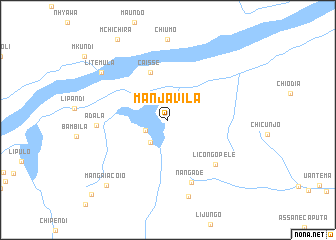 map of Manjavila