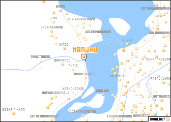map of Mānjhu