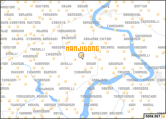 map of Manji-dong